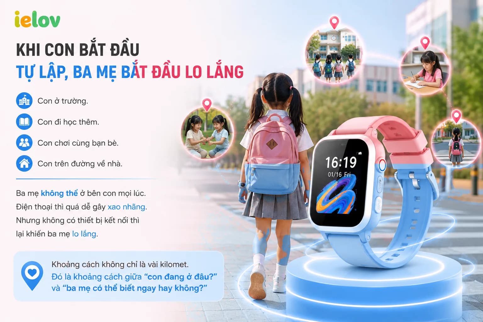 Khi con bắt đầu tự lập & khoảng cách an tâm của ba mẹ