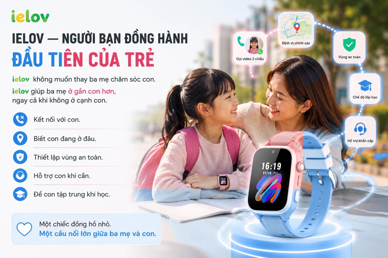 ielov - Cầu nối yêu thương và người bạn đồng hành đầu tiên