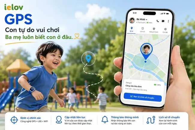 Kết nối ứng dụng quản lý IeCute trên smartphone